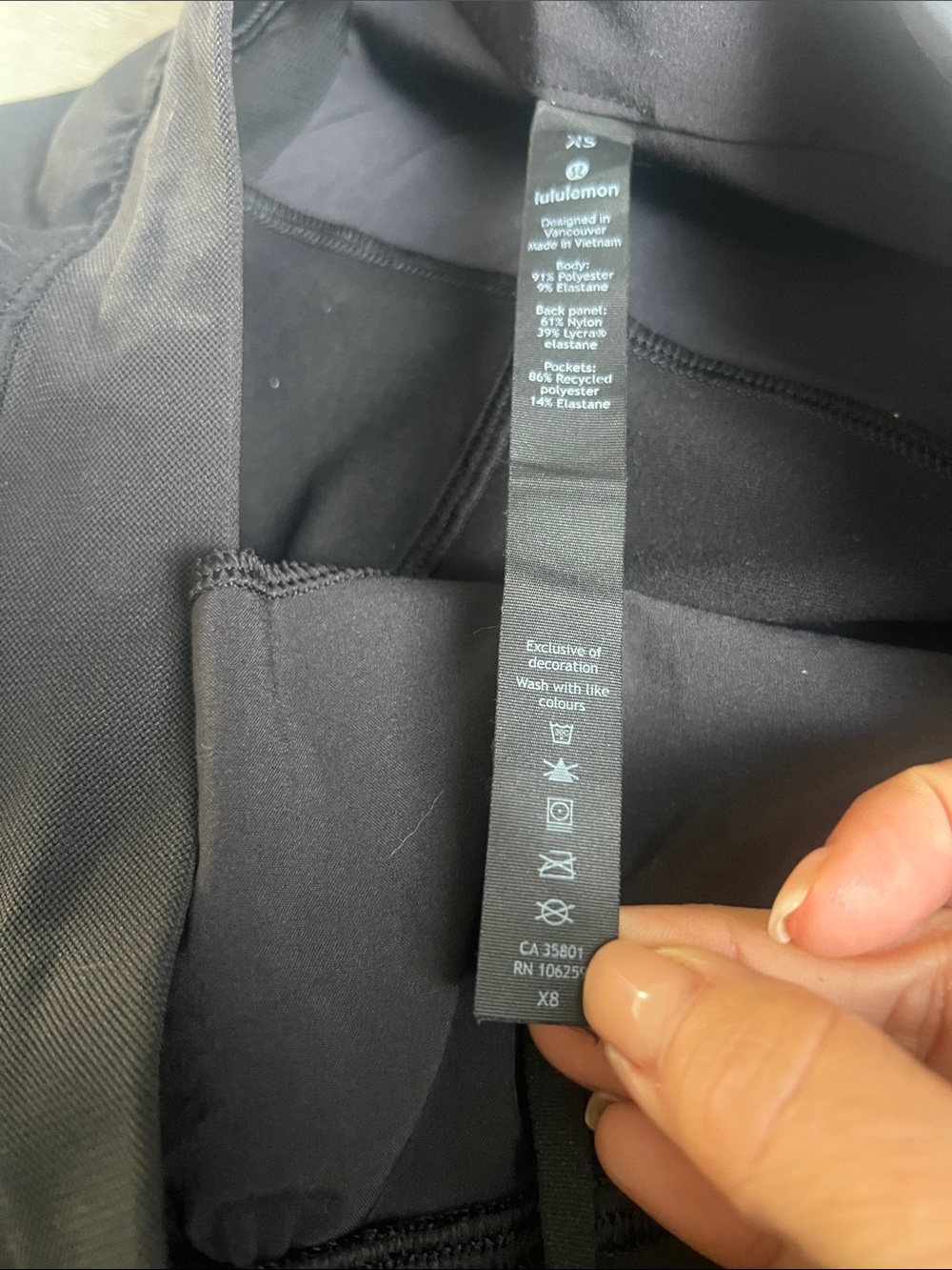 lululemon athletica Black Track Joggers with pockets size xs - Picture 7 of 10